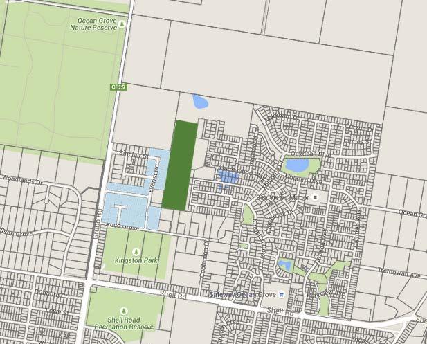 Figure 26 Example of individual development site and comprehensive development options Source: City of Greater Geelong Ocean Grove Town Centre UDF The
