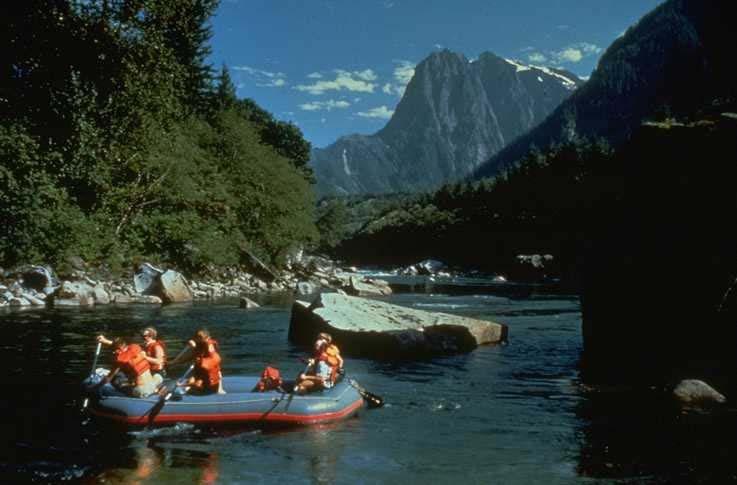 River rafting is a smallscale recreational business that may be appropriate in rural areas.