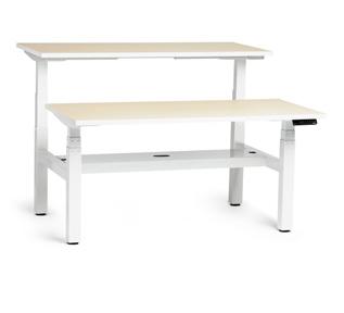 POPPIN FURNITURE PRICE LIST: Desks + Desk Accessories LOFT ADJUSTABLE HEIGHT SINGLE DESK WHITE