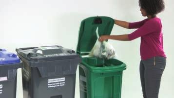 HOW TO SORT YOUR WASTE THE ORGANICS (GREEN) CART Your organics cart holds all of your household organic material such as food waste.