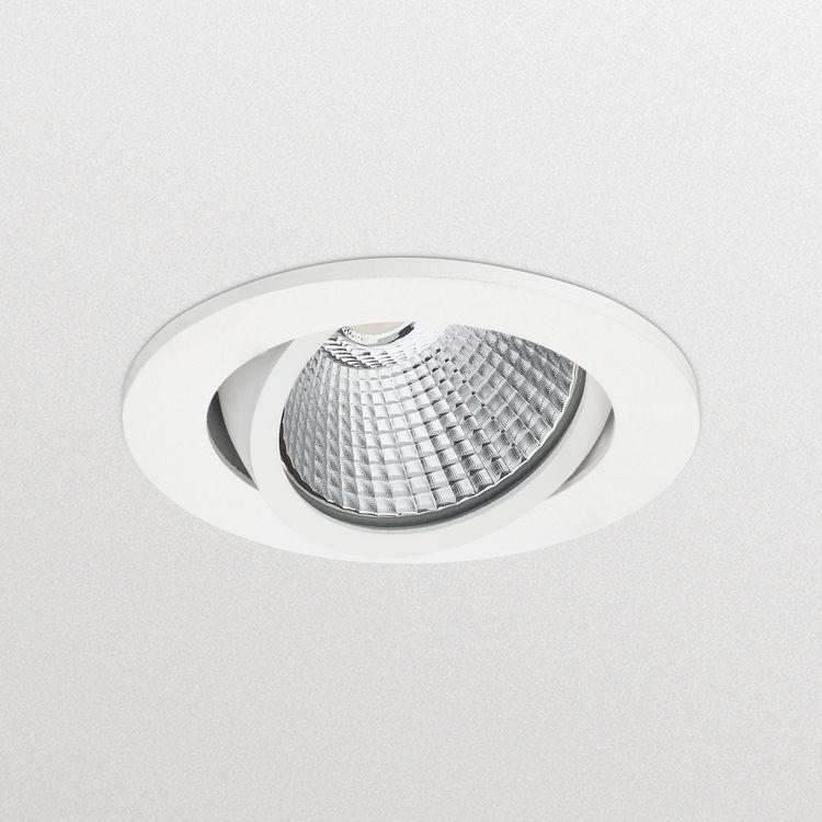 Type RS060B (recessed spot-fixed version) RS061B (recessed spot-adjustable version) Ceiling type Plaster (board) ceiling Light source Non-replaceable LED module Power 6 W Beam angle 36 Luminous flux