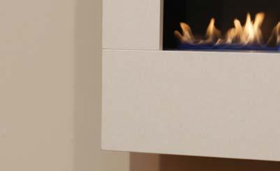 The Liten with the small stone fascia and dancing ribbon of flame looks stunning and can be incorporated into an old style fire surround, creating a stunning contemporary fireplace with a beautiful