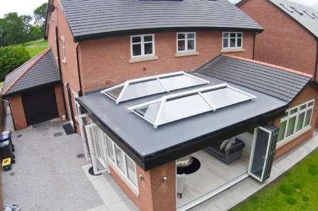 The option (see page 50 for the full range of colour options; white, anthracite grey or See page 30 for more information about ultrasky reduces the need for