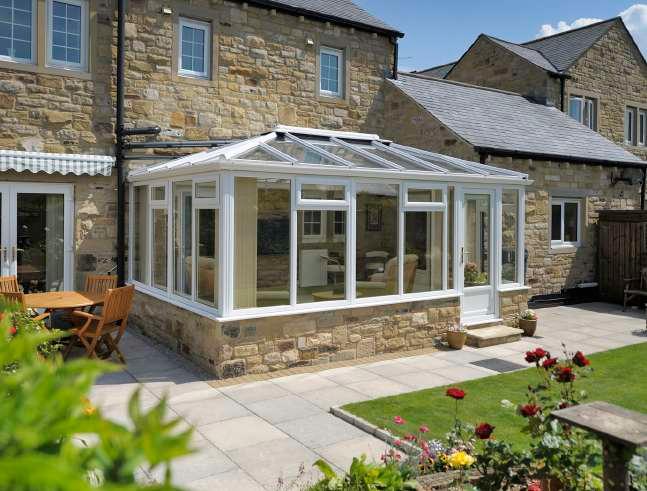 In south or west facing conservatories in particular, the amount of heat build up can make the conservatory uncomfortable, even when solar control glazing has been used overhead.