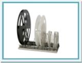 Options SMD Reel rack ESD coated with reel supports L x W = 530 x 265 mm incl. 18 reel supports.