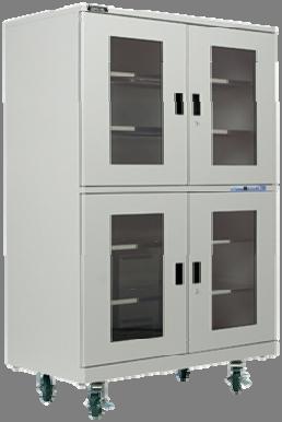01 Series 1%RH (Digital Control Panel: 1%RH) Superior Recovery after Frequent Door Openings 01 series are equipped with 2 powerful patented dry units to reach ultra-low humidity min.