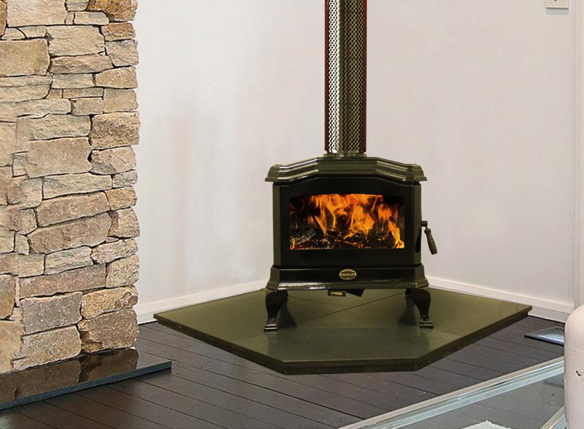 ONE OF THE CLEANEST, MOST EFFICIENT AUSTRALIAN WOOD HEATERS The C24 is easy to use with its one slide control.