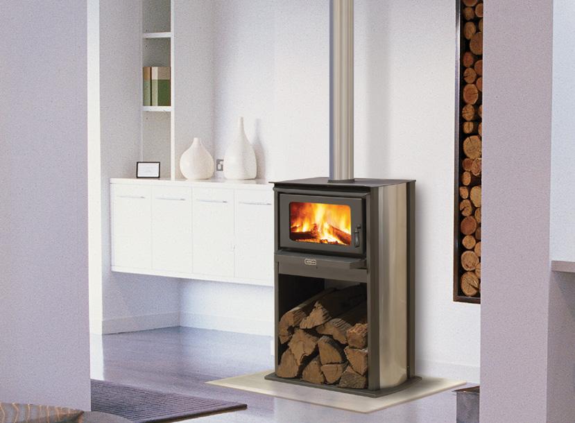 MODERN EFFICIENT REPLACEMENT FOR THE POT BELLY STOVE Kemlan heaters burn safely, with the flame behind a large, strong ceramic glass