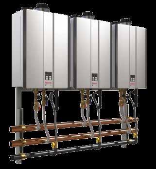 Enhancing the COMFORTS OF HOME. With Rinnai Tankless Water Heaters, homeowners can now have more hot water than they ever thought possible.