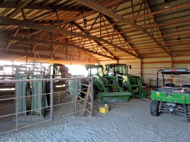 Much of the barn has 4 concrete floors that have been sealed at grade offering a clean environment for drive in storage and workshop space.