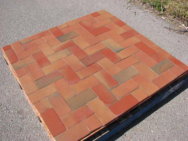 CLAY PAVERS BULLNOSE CAPS CLAY PAVERS