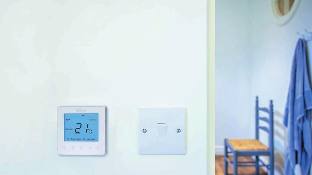 GS UFH s thermostat range