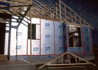Wall w/o Insulated Sheathing Wall with Insulated Sheathing