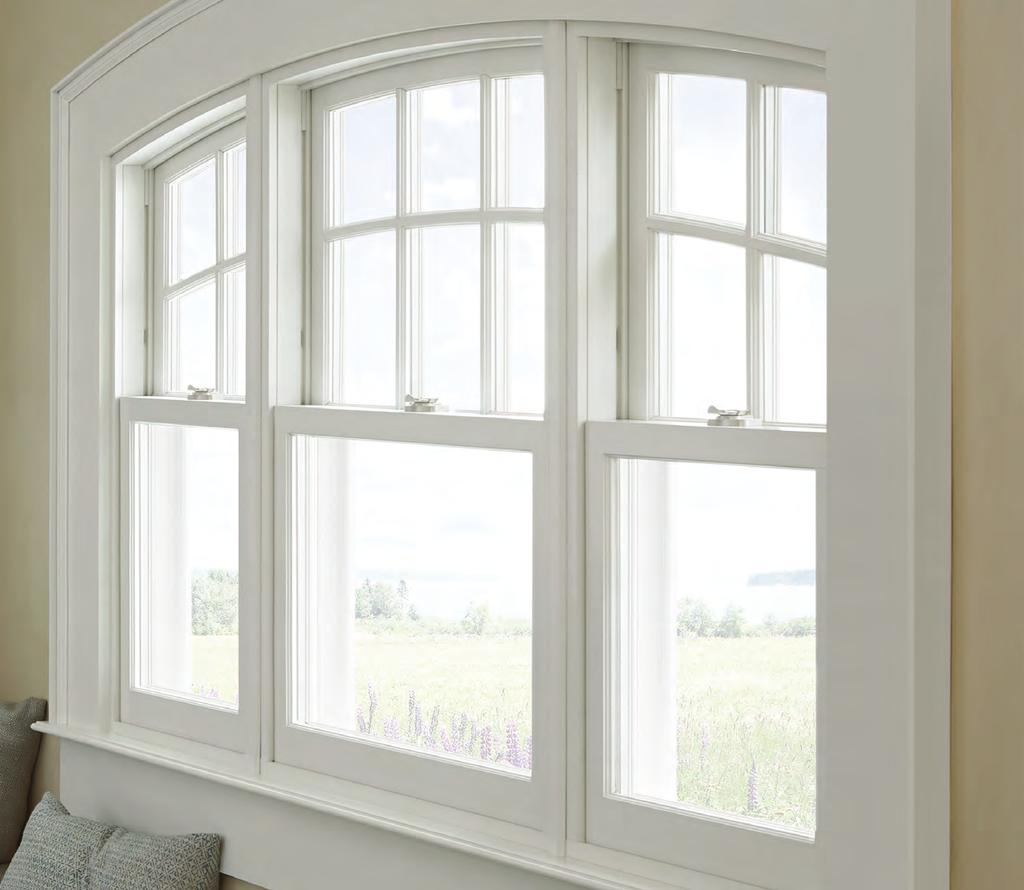 13 CUSTOM & CAPABLE DOUBLE HUNG WINDOWS Put product innovation to work for your remodel or replacement project.