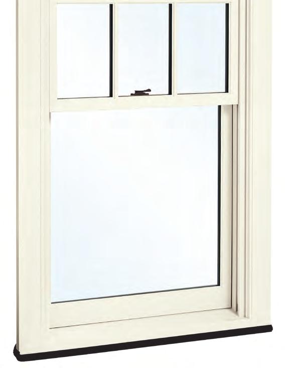 NEXT GENERATION ULTIMATE DOUBLE HUNG, EXTERIOR CLAD IN STONE WHITE NEXT GENERATION ULTIMATE DOUBLE HUNG