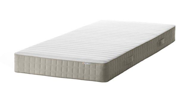 HAFSLO Sprung mattress, 160x200cm, firm, beige, 39 HAFSLO Sprung mattress, 140x200cm, firm,