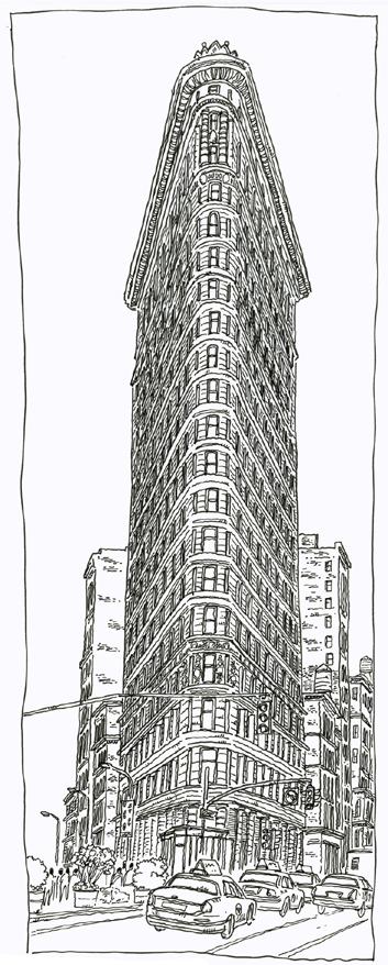 Bordered by Union Square, with its famous local market, 30th Street, Sixth Avenue and Park Avenue, the Flatiron