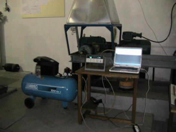 Fig. 4 The test stand for drum friction testing All the three test stands previously described had been carried out as subject of research projects unrolled in the National Research "NUCLEU" Program,