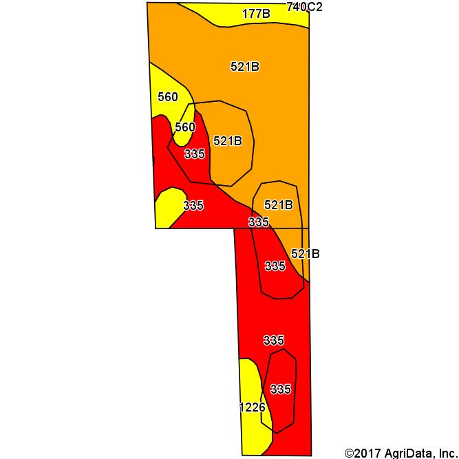 Soils Map ~ Berg CRP Acres State: County: Location: Township: Iowa Worth 33-100N-20W Grove Acres: 40.04 Date: 4/19/2017 Soils data provided by USDA and NRCS.