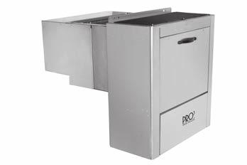 PRO 3 Top Mount Installed PRO 3 Side Mount Installed Top Mount Side Mount Primary Application Optimized for indoor use Optimized for outdoor use Aesthetics Maximum vertical storage capacity