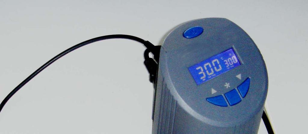 Heater lamp Alarm mark Real temperature of tip Set temperature of unit Setting up & Operating the soldering station!