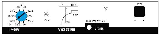 NS 22ME: protection of motor for NS-100\160\250 1. Overload protection with adjustable threshold, as defined by IEC60947-4 (2) tripping class 10 2.