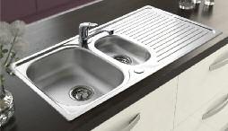 PRO SINKS & TAP PACKS 41 SINK & TAP PACKS PRO CODE: 298580 116.00 Stainless Steel 1.0 Bowl Inset Sink includes Tap & Waste Kit CODE: 298581 124.30 Stainless Steel 1.