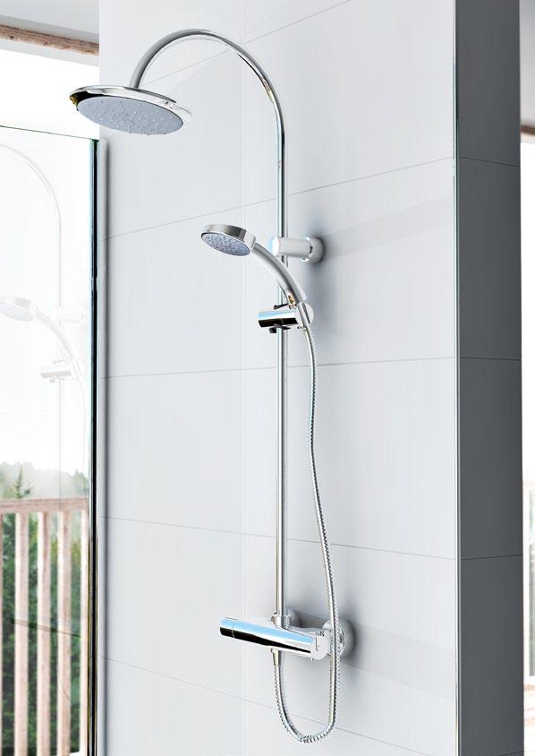 deluge thermostatic shower range the