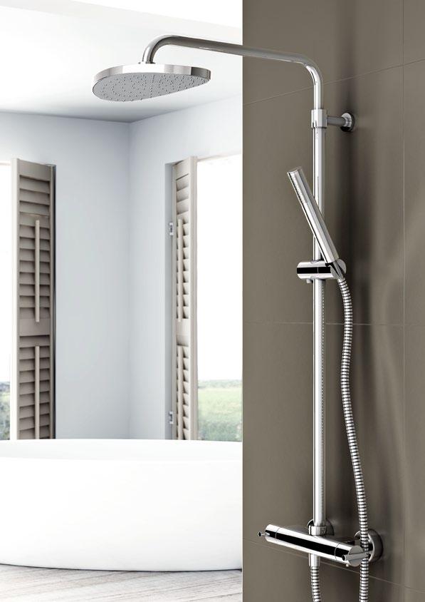 city thermostatic shower range modern and