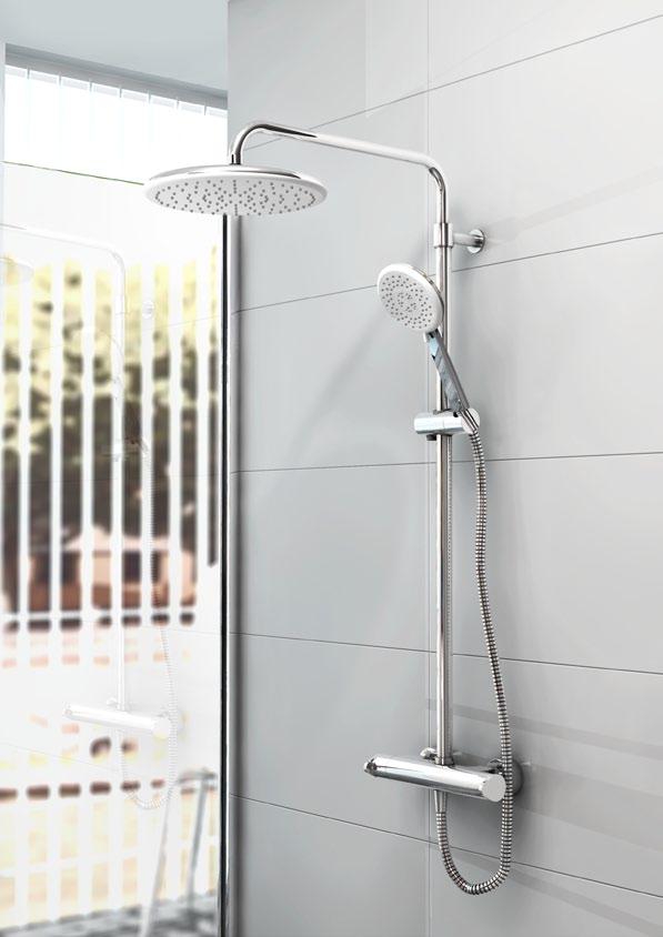 enzo applewhite thermostatic shower range clean smooth sweeping