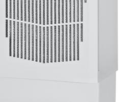 Dust-resistant condenser coil allows the unit to be run filterless in most applications Cleanable, reusable aluminum mesh filter protects coils for maximum cooling performance Mounting hardware,