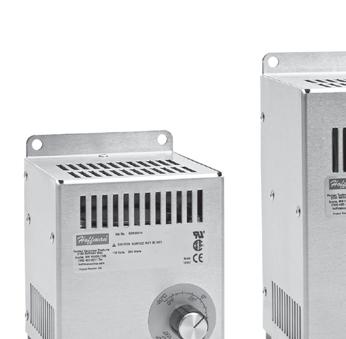 Electric Heater 115/230 Volt 100/200 Watt 115/230 Volt 400/800 Watt 115/230 Volt 1300 Watt Industry Standards UL 508A Component Recognized; File No.
