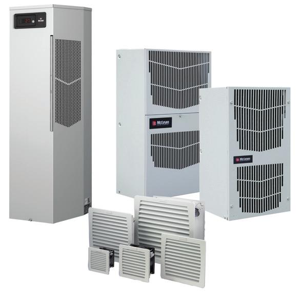 FILTER FANS & AIR CONDITIONERS TO SUIT YOUR INDIVIDUAL REQUIREMENTS, MCLEAN OFFERS A BROAD RANGE OF RELIABLE AND ENERGY EFFICIENT COOLING SOLUTIONS.