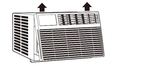 mounting the air conditioner (FIG. 2 above) 4.