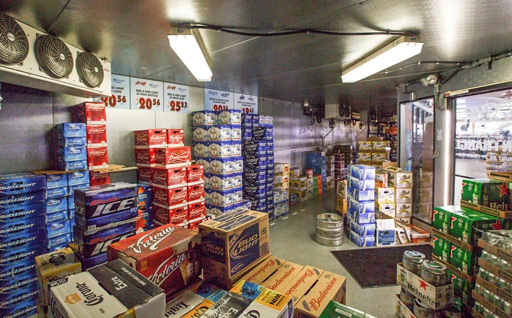 Walk-In Liquor and Beer Caves Our Walk-In Liquor and Beer Cave Coolers can be custom built to fit