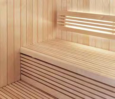EVOLVE STANDARD Authentic sauna for those with a limited budget. Select your own sauna door, sauna interior and heater.
