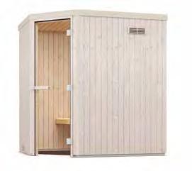 Sauna room Tradition We have created a new sauna room with an even smarter and better thought-out design, based on the elegant and