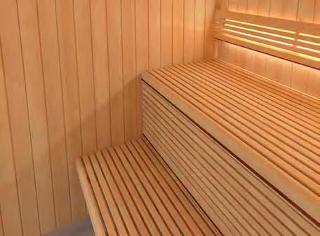 Narrow-slat ESR Style 2 SAUNA Narrow-slat ESR Style Our elegant ESR sauna interior is now available in an enhanced version called Style.