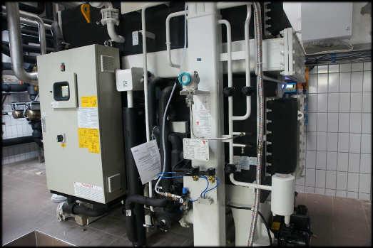 900 kg of CO2 per year Absorption refrigeration system Make: TRANE Thermax Dimensions (l x w x h)
