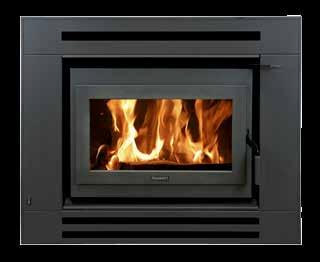 Efficiently heats areas up to 240m 2 Superior heat from a fully finned 6mm cast iron