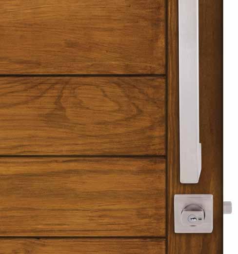 Paradigm Pull Handle Lockset - Deadbolt Interior View - Double Cylinder Shown The Australian designed Paradigm Pull Handle Lockset expresses superior state-of-the art design featuring a contemporary