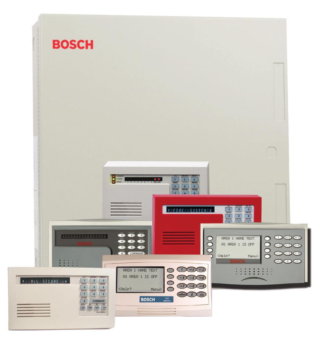 Intrsion Alarm Systems D9412GV2 Control Panel D9412GV2 Control Panel www.boschsecrity.