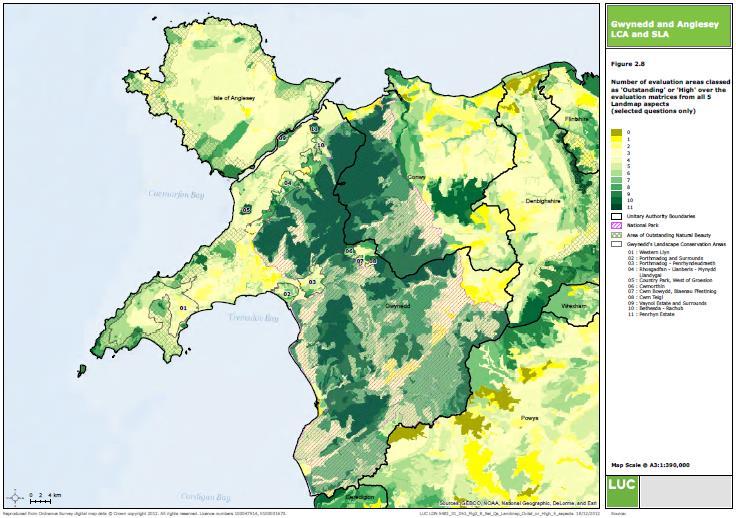 Once Broad Search Areas have been identified using LANDMAP, the results should be shared with planning/landscape professionals within the LPA, (for example a SLA Steering Group for the duration of