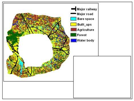 2.3 Land Cover Structure and Distributed Pattern Analysis characteristics of existing landscape pattern. Fragstat software was applied for these calculations (see Table 2).