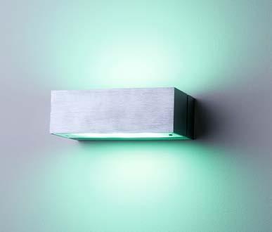 SL2810 RGB WALL LIGHT FIXTURE The SL2810 series architectural wall light fixtures incorporate a stylish brushed metal body with the latest power LED technology to deliver excellent illumination and