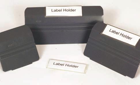Use them with front-to-back partitions to make compartments of all sizes.