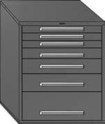 Duty Drawers 200 or 400 pound capacity per drawer** 36 7/8 Wide - Preconfigured Units 36 7/8 W x 19 or 25 D x 44 H Customizing a Modular Drawer
