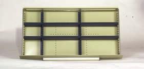 High quality welded steel construction Precision engineered 400 pound capacity per drawer 100% drawer extension