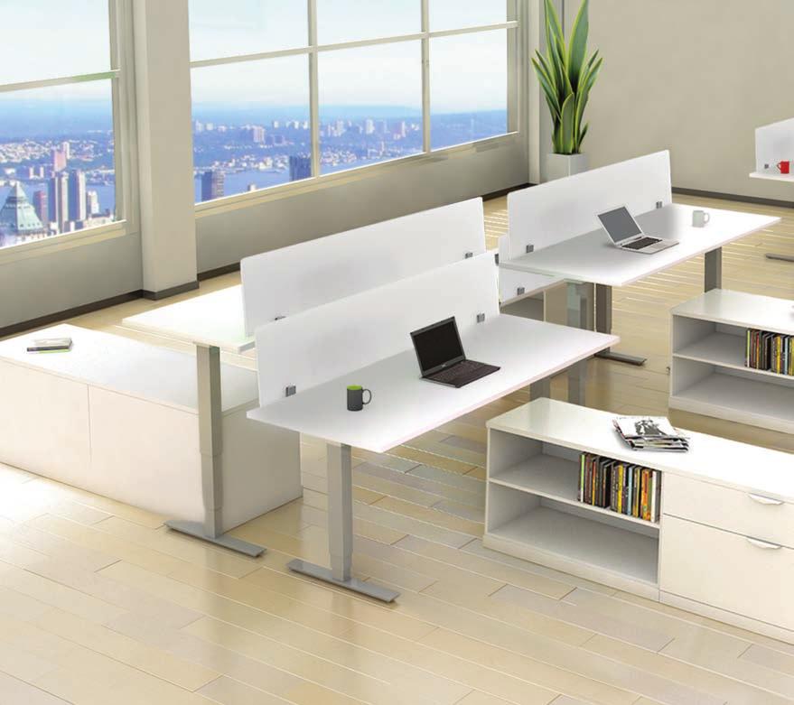 Performance Height Adjustable Tables are ideal for a variety of environments from multi user applications to single user offices.