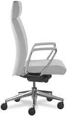 A refined, sleek profile with ergonomic support provides